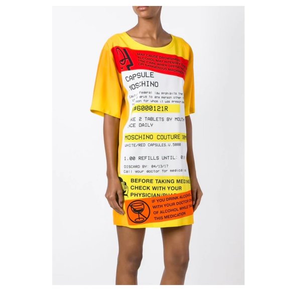 Moschino Dresses & Skirts - MOSCHINO Couture Prescription Pill Dress